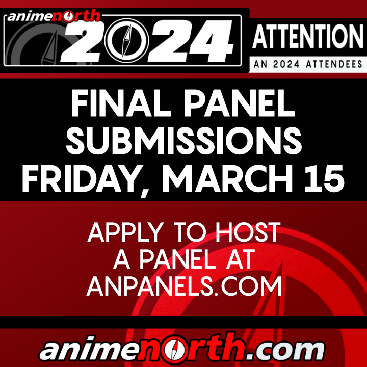 Final Panel Submissions Due!