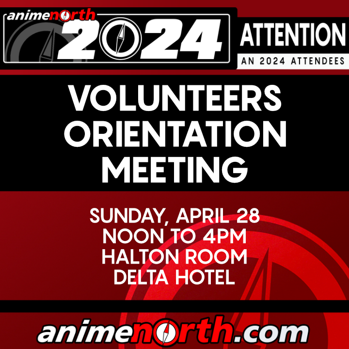 Volunteers Orientation Meeting: April 28