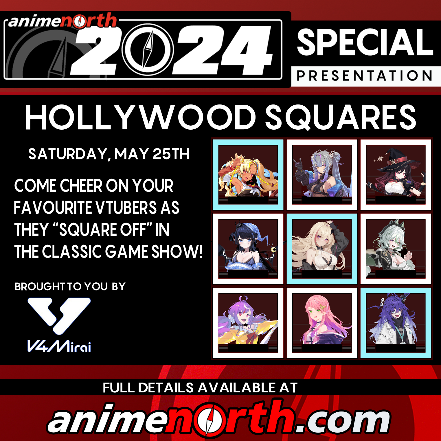 Hollywood Squares brought to you by V4Mirai