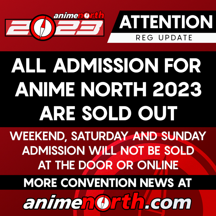 Anime North  The Anime North 2023 Schedule