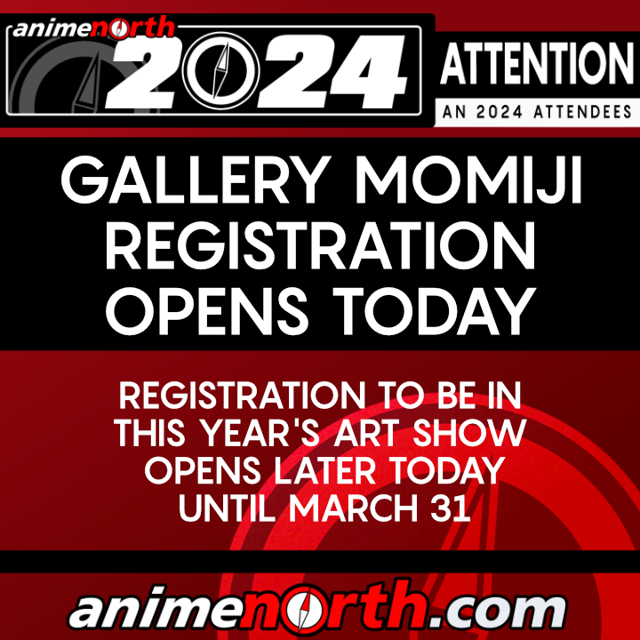 Registration for Gallery Momiji Opens Today