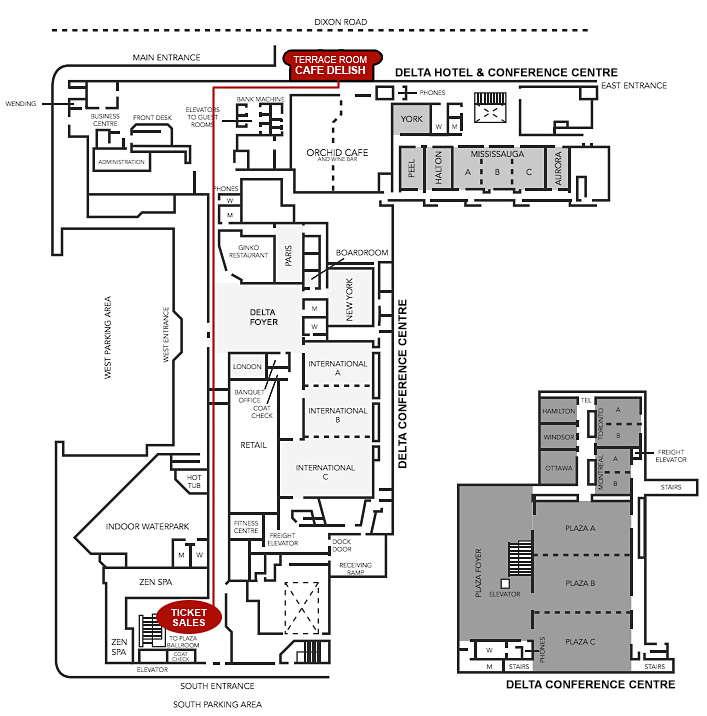 Cafe Delish Map